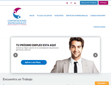 Tablet Screenshot of contratacionesempresariales.com